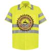 Men's High Visibility Safety Short Sleeve Work Shirt Thumbnail