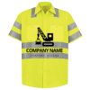 Men's High Visibility Safety Short Sleeve Work Shirt Thumbnail