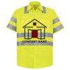 Men's High Visibility Safety Short Sleeve Work Shirt Thumbnail
