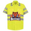 Men's High Visibility Safety Short Sleeve Work Shirt Thumbnail