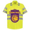 Men's High Visibility Safety Short Sleeve Work Shirt Thumbnail