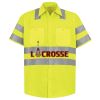 Men's High Visibility Safety Short Sleeve Work Shirt Thumbnail