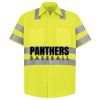 Men's High Visibility Safety Short Sleeve Work Shirt Thumbnail