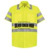 Men's High Visibility Safety Short Sleeve Work Shirt Thumbnail