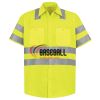 Men's High Visibility Safety Short Sleeve Work Shirt Thumbnail