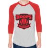 Unisex 50/50 Raglan Three-Quarter Sleeve Tee Thumbnail