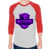 Unisex 50/50 Raglan Three-Quarter Sleeve Tee Thumbnail