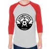 Unisex 50/50 Raglan Three-Quarter Sleeve Tee Thumbnail