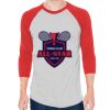 Unisex 50/50 Raglan Three-Quarter Sleeve Tee Thumbnail