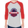 Unisex 50/50 Raglan Three-Quarter Sleeve Tee Thumbnail