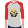 Unisex 50/50 Raglan Three-Quarter Sleeve Tee Thumbnail