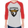 Unisex 50/50 Raglan Three-Quarter Sleeve Tee Thumbnail