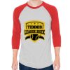 Unisex 50/50 Raglan Three-Quarter Sleeve Tee Thumbnail