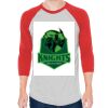 Unisex 50/50 Raglan Three-Quarter Sleeve Tee Thumbnail