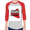 Unisex 50/50 Raglan Three-Quarter Sleeve Tee Thumbnail