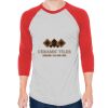 Unisex 50/50 Raglan Three-Quarter Sleeve Tee Thumbnail