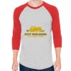 Unisex 50/50 Raglan Three-Quarter Sleeve Tee Thumbnail