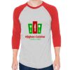 Unisex 50/50 Raglan Three-Quarter Sleeve Tee Thumbnail