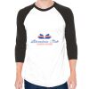 Unisex 50/50 Raglan Three-Quarter Sleeve Tee Thumbnail