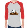 Unisex 50/50 Raglan Three-Quarter Sleeve Tee Thumbnail
