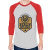 Unisex 50/50 Raglan Three-Quarter Sleeve Tee Thumbnail