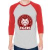 Unisex 50/50 Raglan Three-Quarter Sleeve Tee Thumbnail