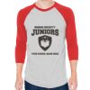 Unisex 50/50 Raglan Three-Quarter Sleeve Tee Thumbnail