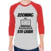 Unisex 50/50 Raglan Three-Quarter Sleeve Tee Thumbnail