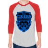 Unisex 50/50 Raglan Three-Quarter Sleeve Tee Thumbnail
