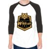Unisex 50/50 Raglan Three-Quarter Sleeve Tee Thumbnail