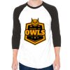 Unisex 50/50 Raglan Three-Quarter Sleeve Tee Thumbnail