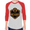 Unisex 50/50 Raglan Three-Quarter Sleeve Tee Thumbnail