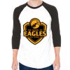 Unisex 50/50 Raglan Three-Quarter Sleeve Tee Thumbnail