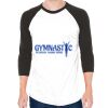 Unisex 50/50 Raglan Three-Quarter Sleeve Tee Thumbnail