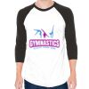 Unisex 50/50 Raglan Three-Quarter Sleeve Tee Thumbnail