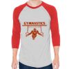 Unisex 50/50 Raglan Three-Quarter Sleeve Tee Thumbnail