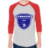 Unisex 50/50 Raglan Three-Quarter Sleeve Tee Thumbnail