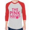 Unisex 50/50 Raglan Three-Quarter Sleeve Tee Thumbnail