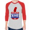 Unisex 50/50 Raglan Three-Quarter Sleeve Tee Thumbnail