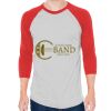 Unisex 50/50 Raglan Three-Quarter Sleeve Tee Thumbnail