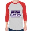 Unisex 50/50 Raglan Three-Quarter Sleeve Tee Thumbnail
