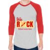 Unisex 50/50 Raglan Three-Quarter Sleeve Tee Thumbnail