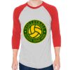 Unisex 50/50 Raglan Three-Quarter Sleeve Tee Thumbnail