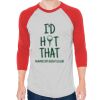 Unisex 50/50 Raglan Three-Quarter Sleeve Tee Thumbnail
