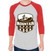 Unisex 50/50 Raglan Three-Quarter Sleeve Tee Thumbnail