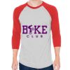 Unisex 50/50 Raglan Three-Quarter Sleeve Tee Thumbnail