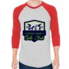 Unisex 50/50 Raglan Three-Quarter Sleeve Tee Thumbnail