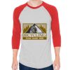 Unisex 50/50 Raglan Three-Quarter Sleeve Tee Thumbnail