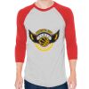 Unisex 50/50 Raglan Three-Quarter Sleeve Tee Thumbnail
