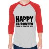 Unisex 50/50 Raglan Three-Quarter Sleeve Tee Thumbnail